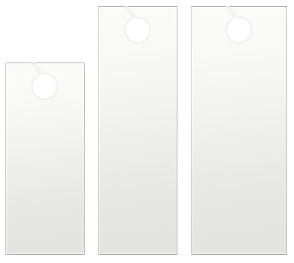 most popular door hanger sizes