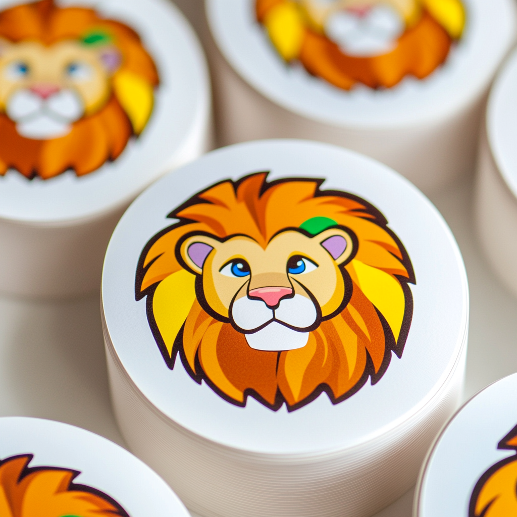 Circular Stickers • Crack & Peel Wax Backing – BlockbusterPrint.com