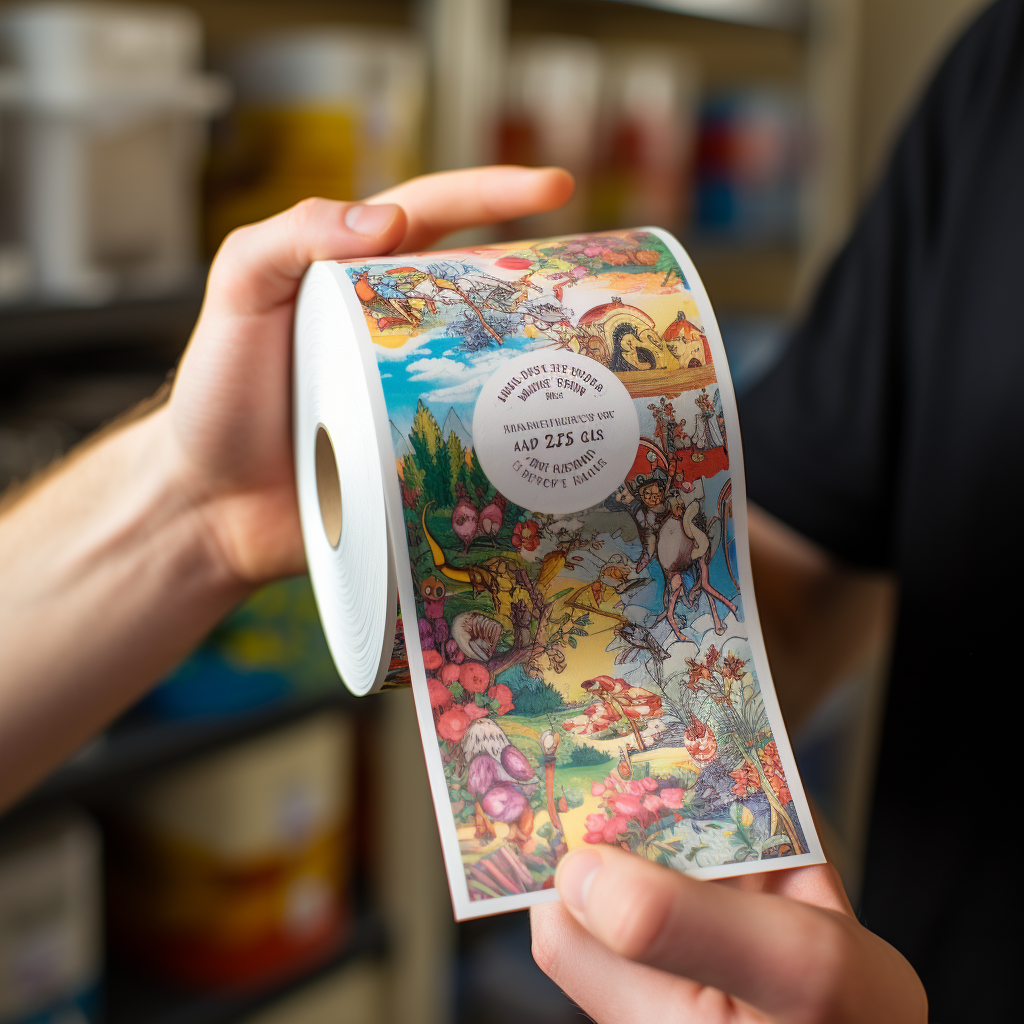 Label 7190832 Print Rectangular Labels • Custom Labels on a Roll + FREE Shipping ...